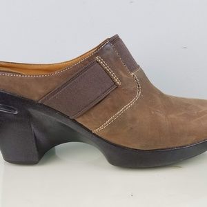 Cole Haan Nike Air Brown Leather Wedges Womens 7.5